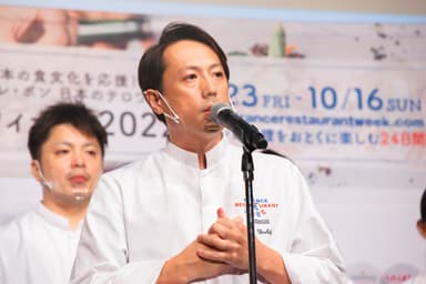 「レストラン　雪村庵」藤良樹シェフ