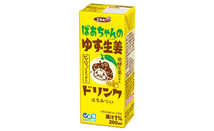 おばあちゃん手作りのゆず生姜ジュースをイメージした、
どこか懐かしい味わいを手軽に楽しめる
『ばあちゃんのゆず生姜ドリンク』が9月13日より発売