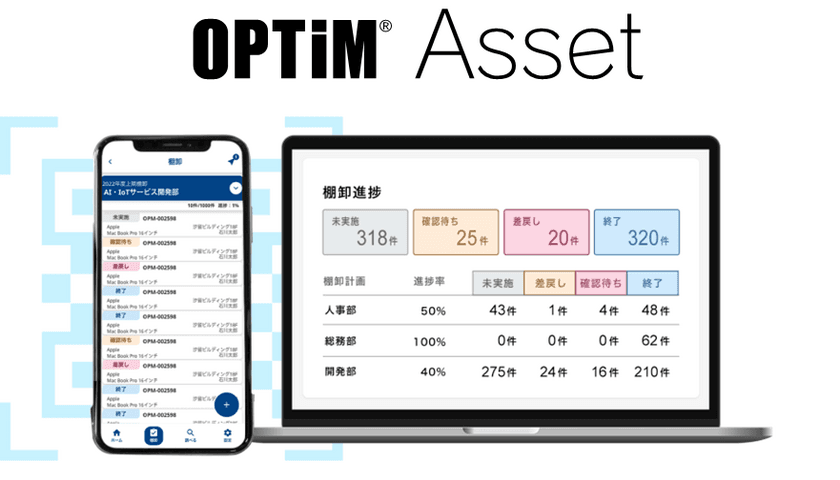 “モノの管理を空気に変える”物品管理クラウドサービス
「OPTiM Asset」を提供開始