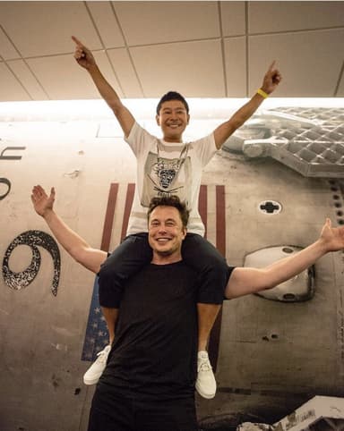 前澤友作氏とイーロン・マスク