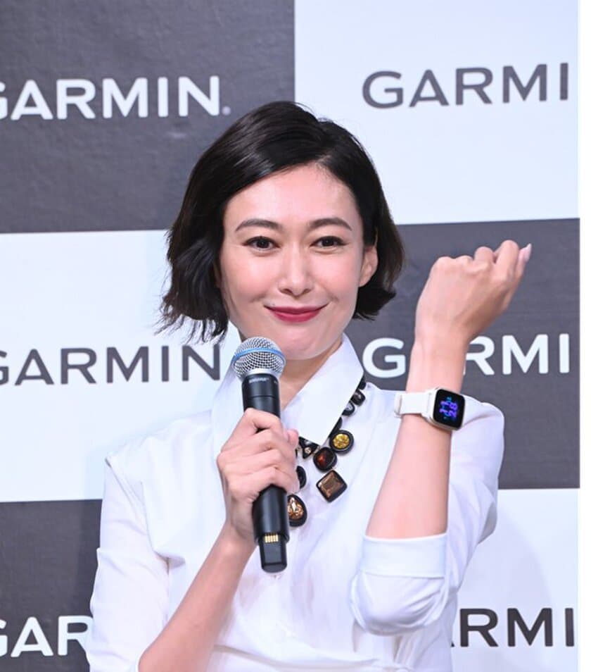 「自分の身体の状態を知る」ことは、ヘルスケアの第一歩　
Garmin「田丸麻紀さん Garmin アンバサダー就任
＆新製品『Venu Sq 2』発表会」を開催