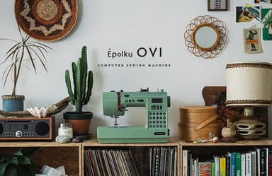 「ミシンをこだわりのインテリアのひとつに」がコンセプトの「Epolku」シリーズ第2弾「Epolku OVI」