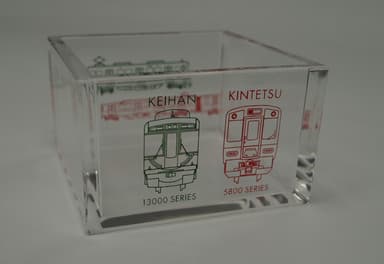 京阪電車×近鉄電車オリジナルデザイン冷え枡