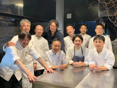 東北各地から集まったフランス料理店のシェフたち