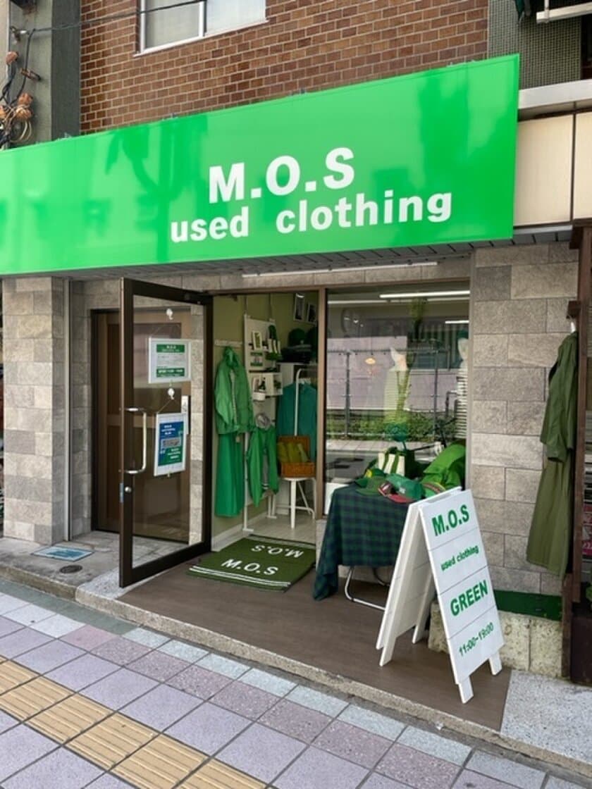 Colorにこだわった綺麗な古着屋　
M.O.S used clothing　
Anniversary fairとしてお客様への感謝企画実施中