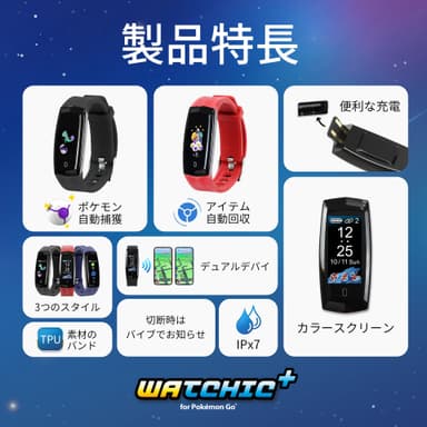 「Watchic Plus」の製品特長