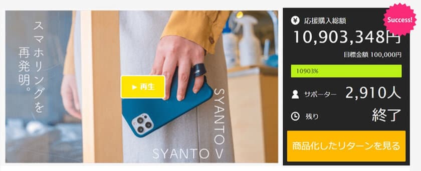 さらに進化した「SYANTO」
どんなスマホケースにも対応可能。
3種類同時発売。「SNS割」キャンペーンで50％割引きに！