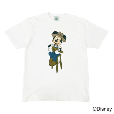 HIRAIDAI／“Mickey Mouse” TEE [WHITE]