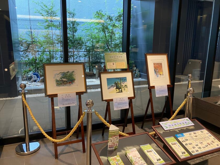 ホテル京阪 仙台 
仙台の魅力を伝える「仙台城下町百景」の作品を展示するミニギャラリーを設置