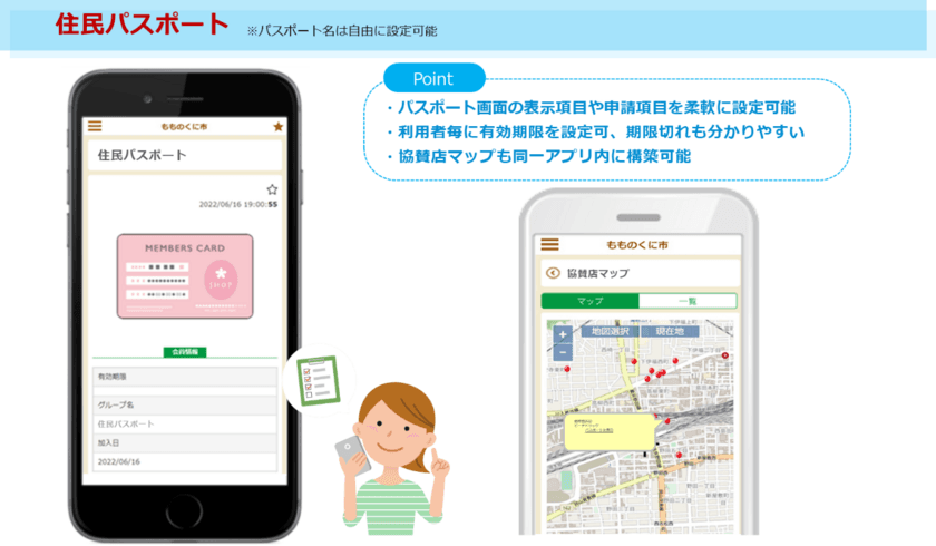 自治体アプリ「i-Blend」、
マイナンバーカードを用いた本人確認による
デジタル会員証「住民パスポート」を提供開始