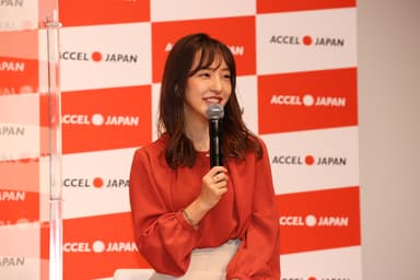 ACCEL JAPAN（アクセルジャパン）プロジェクト始動発表会：板野友美さん