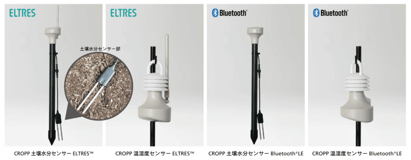 農業IoT向け土壌水分センサーと温湿度センサーを製品化　
5県9カ所でフィールドテストを実施中、来春発売開始　
～11月よりお試し用キットを先行販売～