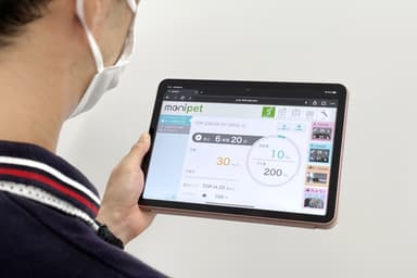 スマートフォン、タブレットから運転状況を遠隔監視