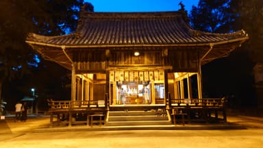 浮嶋神社様　拝殿