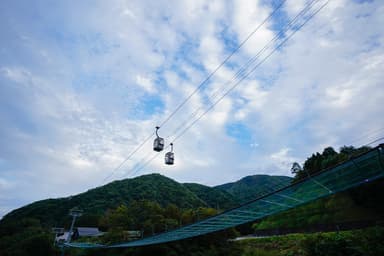 絶景を眺めながら約15分間の空中散歩