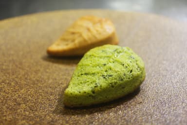 月ヶ瀬の煎茶和紅茶のケーキ