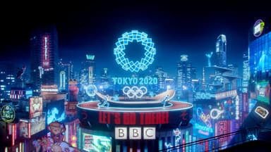 「BBC -Lets Go There- BBC's 2020 Tokyo Olympics Commercial Film」(C)BBC&#44; 2021