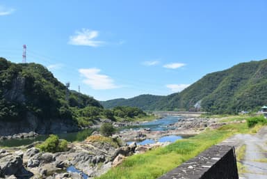 木曽川沿い中山道歩き