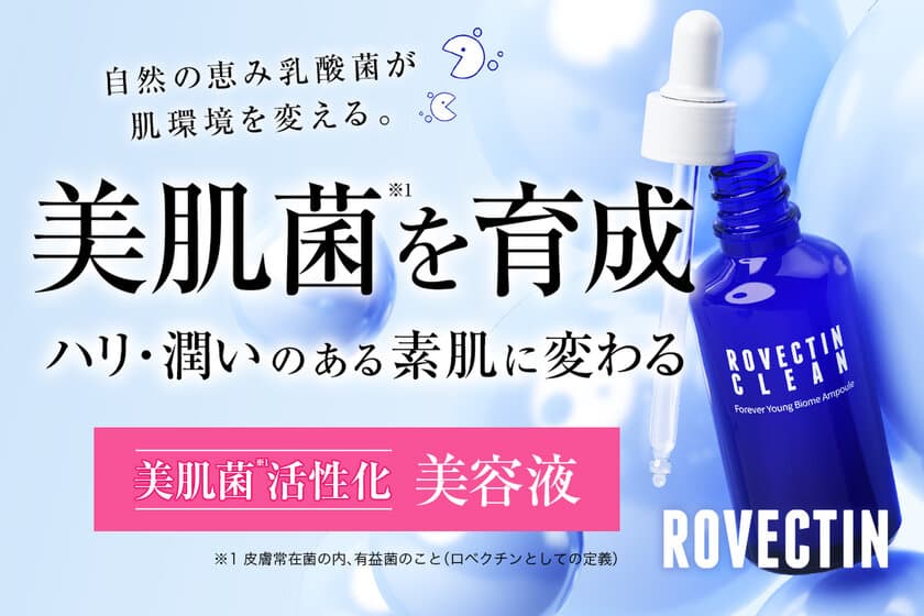 25歳から始まる肌の老化に着目した「美肌菌を増やす美容液」　
10月24日「CAMPFIRE」にて先行販売開始！