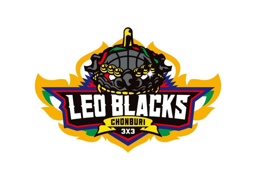 3人制プロバスケットボールチーム LEO BLACKS SAGA　
海外3x3リーグの「3BL Thailand」へ参戦