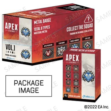 Apex Legends　トレーディングトロフィーメタルバッジ　VOL.1　画像2