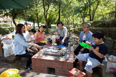 投稿例2(愛知県緑化センターでのBBQ)