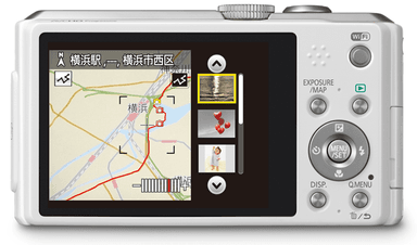 MAPPLEの地図データ・ランドマークデータ搭載　パナソニック「LUMIX DMC-TZ40」