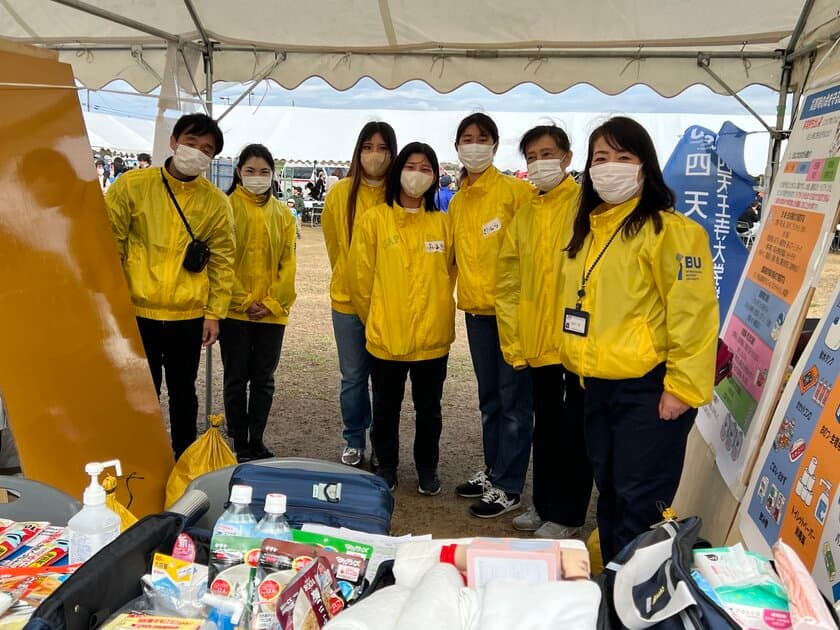 柏羽藤三市合同総合防災フェアに四天王寺大学 看護学部が初参加