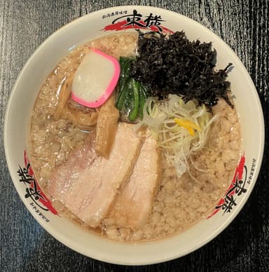 【元祖新潟濃厚味噌 東横】新潟拉麺協同組合監修　燕背脂醤油ラーメン