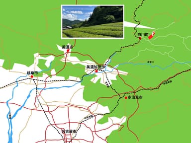 美濃白川 map