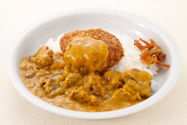 【大阪】はり重「ミンチカツカレー」