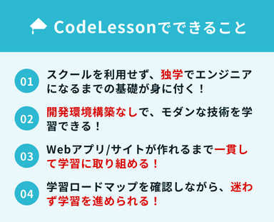 Code Lessonでできること