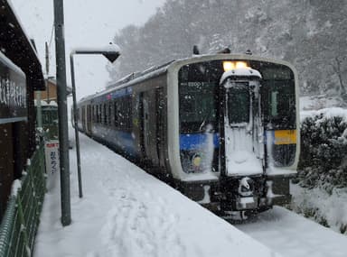 真冬の小海線