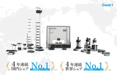 4年連続No.1シェア獲得