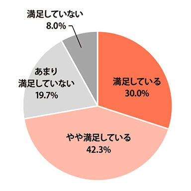 高校生活の満足度