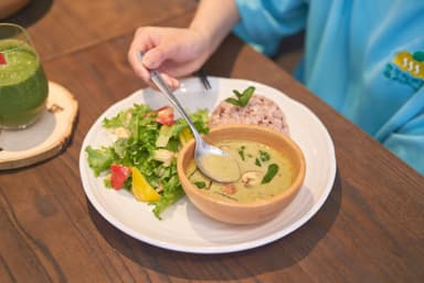 おふろcafe かりんの湯　料理