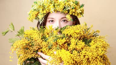 GANON FLORISTによるフォトブースも！国際女性デーのシンボル“幸せの黄色い花 ”ミモザ