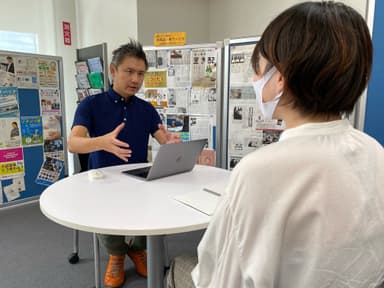 オカビズの相談風景