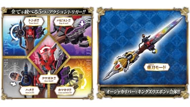 5つのアクショントリガー＆薙刀モード