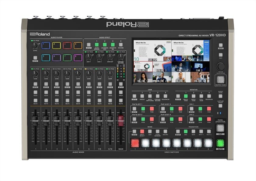 イベント映像配信のオペレートを1台で行える
業務用AVミキサーが機能を強化して登場