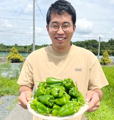 生姜をご用意くださった宙ベジ・株式会社TOWING　代表取締役　西田 宏平さん