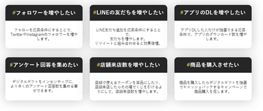 宣伝・販促の課題や目的に合わせてキャンペーンを設計