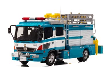 左前：1/43 日野 レンジャー 2011 警察本部警備部機動隊レスキュー車両