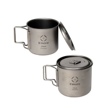 Titanium Mug with Lid 350ml/550ml