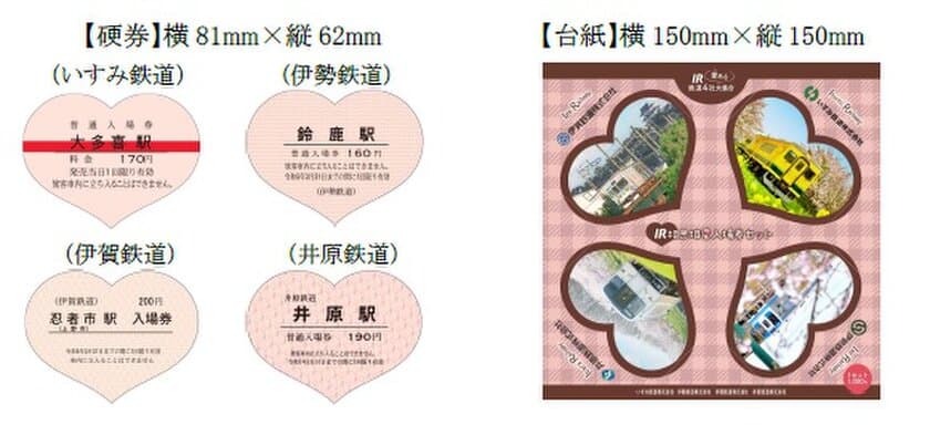 ～バレンタインは愛ある鉄道が全力で応援します！～
「IR相思相愛入場券セット」の発売について