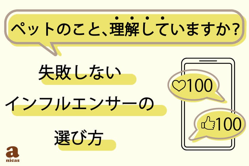 国内最大級のペット専門タレントプロダクションanicas、
ペットタレントを対象に企業や広告代理店の「ここが変だよ」を調査