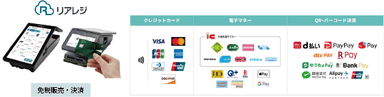 リアレジで販売からキャッシュレス決済