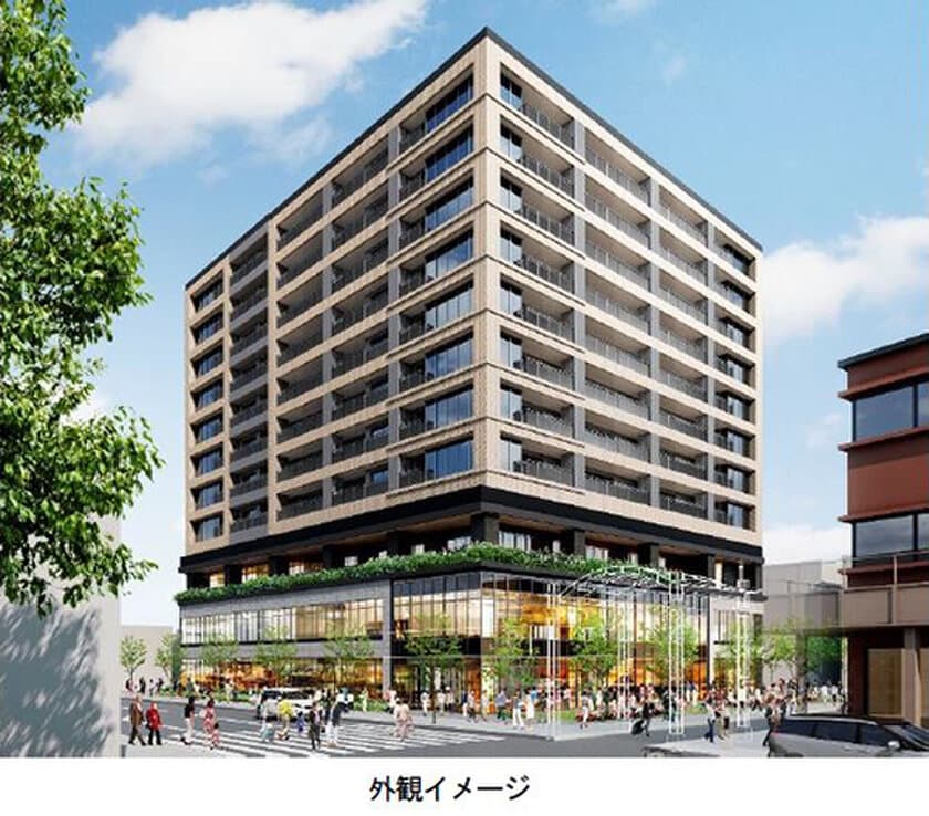 関西圏初、マンション建替え円滑化法の「マンション敷地売却制度」を活用
「みのおサンプラザ1号館」再生事業本格始動
～阪急箕面駅前の新たなにぎわい創出を目指す複合施設を整備～