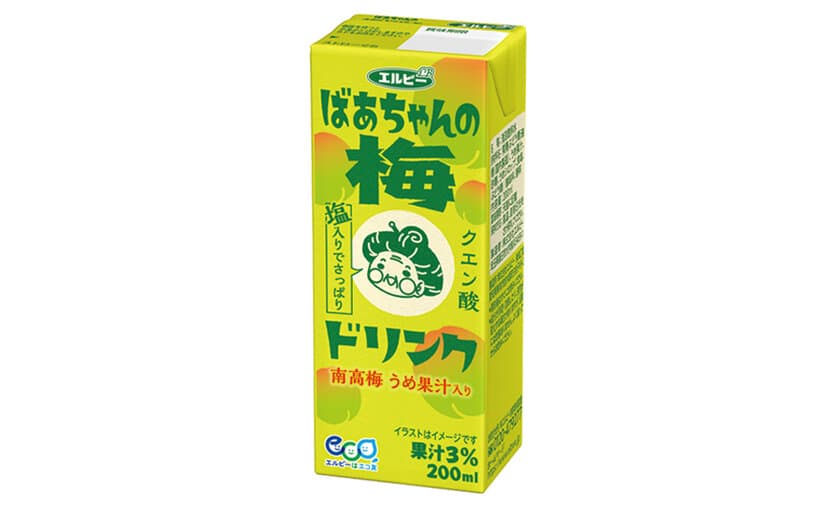 おばあちゃんが手作りしてくれた梅ジュースをイメージ　
どこか懐かしい味わいが楽しめる
『ばあちゃんの梅ドリンク』が3月14日(火)発売