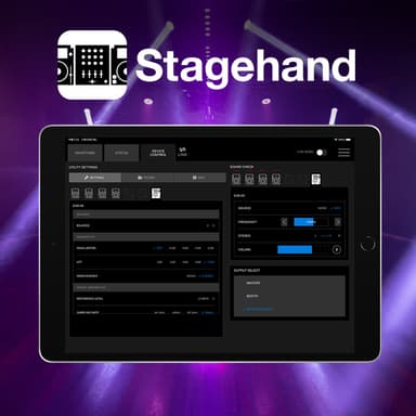 業界初、音響エンジニア向けアプリケーションStagehandへの対応